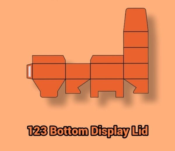 1 2 3 Bottom Display Lid Box - Image 2